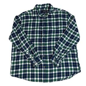 Authentic Workwear Flannel By Cactus Long Sleeve Button Up Shirt Men XL